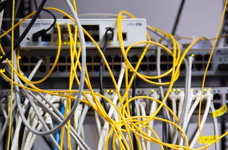 wires in a panel